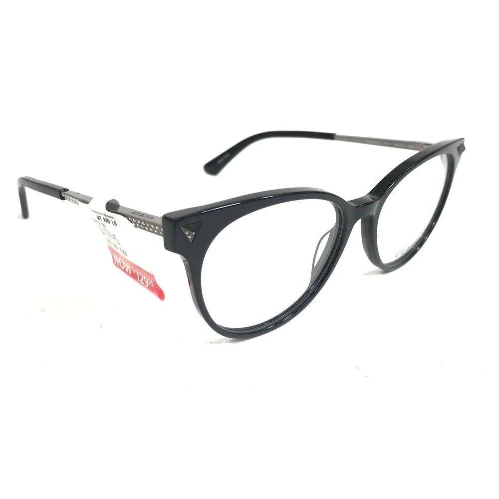 Guess Eyeglasses Frames GU2799-S 001 Black Grey Swarovski Crystals 54-16-140